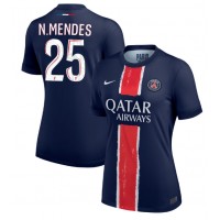 Maglie da calcio Paris Saint-Germain Nuno Mendes #25 Prima Maglia Femminile 2024-25 Manica Corta